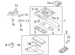 Diagram for Volkswagen Interior Lights - 1K8-947-106-C-WRC