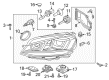 Diagram for Volkswagen Golf Lighting Control Module - 5N0-941-329