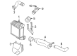 Diagram for Volkswagen Golf Coolant Reservoir Hose - 1J0-145-838-T