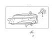 Diagram for Volkswagen e-Golf Fog Light - 5G0-941-662-K