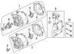 Diagram for Volkswagen Golf Alternator - 03L-903-023-FX