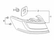 Diagram for Volkswagen Arteon Tail Light - 3G8-945-208-H