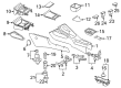 Diagram for Volkswagen R32 Cup Holder - 5K0-862-531-A-3U6