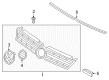 Diagram for Volkswagen Emblem - 7P6-853-601-D-FOD