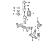 Diagram for Volkswagen Jetta Strut Mounts - 191-412-329