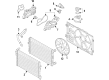 Diagram for Volkswagen Fan Shroud - 5Q0-121-205-AP
