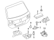 Diagram for Volkswagen Touareg Door Latch Assembly - 7P0-827-505-M