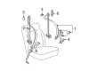 Diagram for Volkswagen R32 Seat Belt - 1J4-857-705-T-HCP