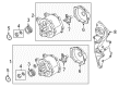 Diagram for Volkswagen Voltage Regulator - 03L-903-803-A