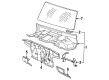 Diagram for Volkswagen Fox Sun Visor - 302-857-551-1-86C