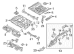 Diagram for Volkswagen Jetta Rear Crossmember - 5Q0-814-151-A