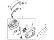 Diagram for Volkswagen Mirror Actuator - 3G0-959-578
