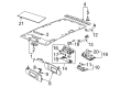 Diagram for Volkswagen Beetle Sun Visor - 3B0-898-551-G-X14