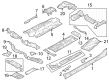 Diagram for Volkswagen Exhaust Heat Shield - 2GJ-825-205-A