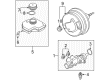 Diagram for Volkswagen Phaeton Brake Master Cylinder Repair Kit - 3D0-611-021