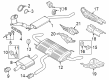 Diagram for Volkswagen Atlas Exhaust Pipe - 3QF-253-609-D