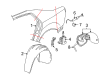 Diagram for Volkswagen Phaeton Wheelhouse - 3D0-810-970-E