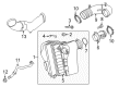 Diagram for Volkswagen Touareg Air Intake Hose - 7P6-129-684-B