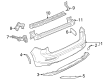 Diagram for Volkswagen Golf R Bumper Cover - 5H6-807-417-F-GRU