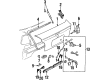 Diagram for Volkswagen Cabrio Tailgate Lock - 1H6-827-505-B