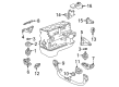 Diagram for Volkswagen Passat Engine Mount - 8D0-199-339-P