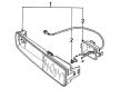 Diagram for Volkswagen Corrado Fog Light - 535-941-700-B
