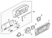 Diagram for Volkswagen Speedometer - 701-957-033-A