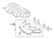 Diagram for Volkswagen Jetta Exhaust Manifold - 06G-253-031-A