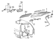 Diagram for Volkswagen Trunk Lock Cylinder - 3B0-827-573-H
