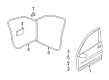 Diagram for Volkswagen Tiguan Limited Door Seal - 5N0-837-701-A-5AP
