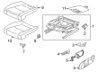 Diagram for Volkswagen GTI Seat Heater - 5H0-963-556-B