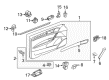Diagram for Volkswagen Golf R Power Window Switch - 5G0-959-858-E-WZU