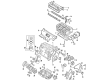 Diagram for Volkswagen R32 Engine Cover - 022-103-429-AC