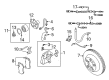 Diagram for Volkswagen Touareg Brake Pads - 7L0-698-451-F