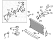 Diagram for Volkswagen Rabbit Coolant Reservoir Hose - 07K-121-113-B