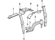 Diagram for Volkswagen Vanagon Frame Rail - 251-817-517