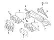 Diagram for Volkswagen CC Exhaust Pipe - 03H-253-032-A
