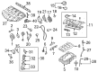 Diagram for Volkswagen Eos Oil Pan Baffle - 06D-103-623-D