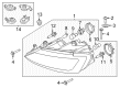 Diagram for Volkswagen Light Socket - 1K6-953-123-D