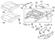 Diagram for Volkswagen Golf R Seat Cushion - 5G0-881-375-AK