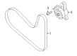 Diagram for Volkswagen Passat Drive Belt - 04L-260-849-AB