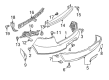 Diagram for Volkswagen Rabbit Bumper Cover - 1K0-071-610-E-GRU