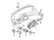 Diagram for Volkswagen Passat Hazard Warning Switch - 3C8-953-509