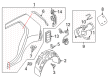 Diagram for Volkswagen Fuel Door - 5GM-809-909