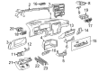 Diagram for Volkswagen Cabriolet Ignition Lock Assembly - 443-857-113-A