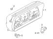 Diagram for Volkswagen EuroVan Tachometer - 7D0-920-901-EX-01C