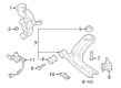 Diagram for Volkswagen Ride Height Sensor - 3Q0-412-522-A