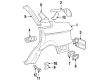 Diagram for Volkswagen Passat Fuel Door - 357-809-905