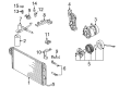 Diagram for Volkswagen A/C Compressor Clutch - 1J0-820-811-K