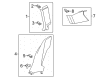 Diagram for Volkswagen Golf Alltrack Pillar Panels - 5GM-867-287-F-ZA2